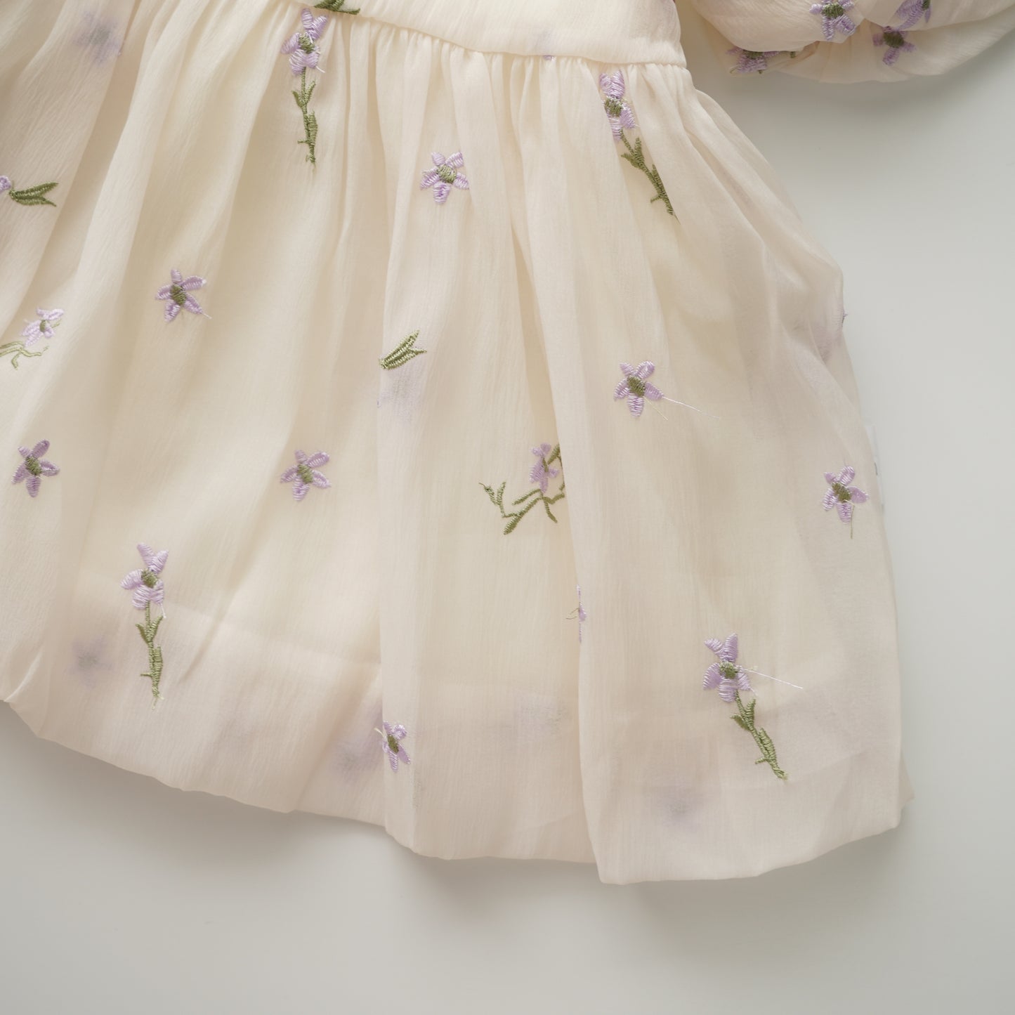 Puff Sleeves Modern Cheongsam