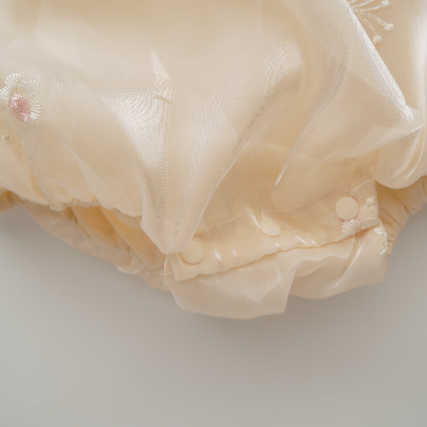 Silky Embroidery Chinese Romper