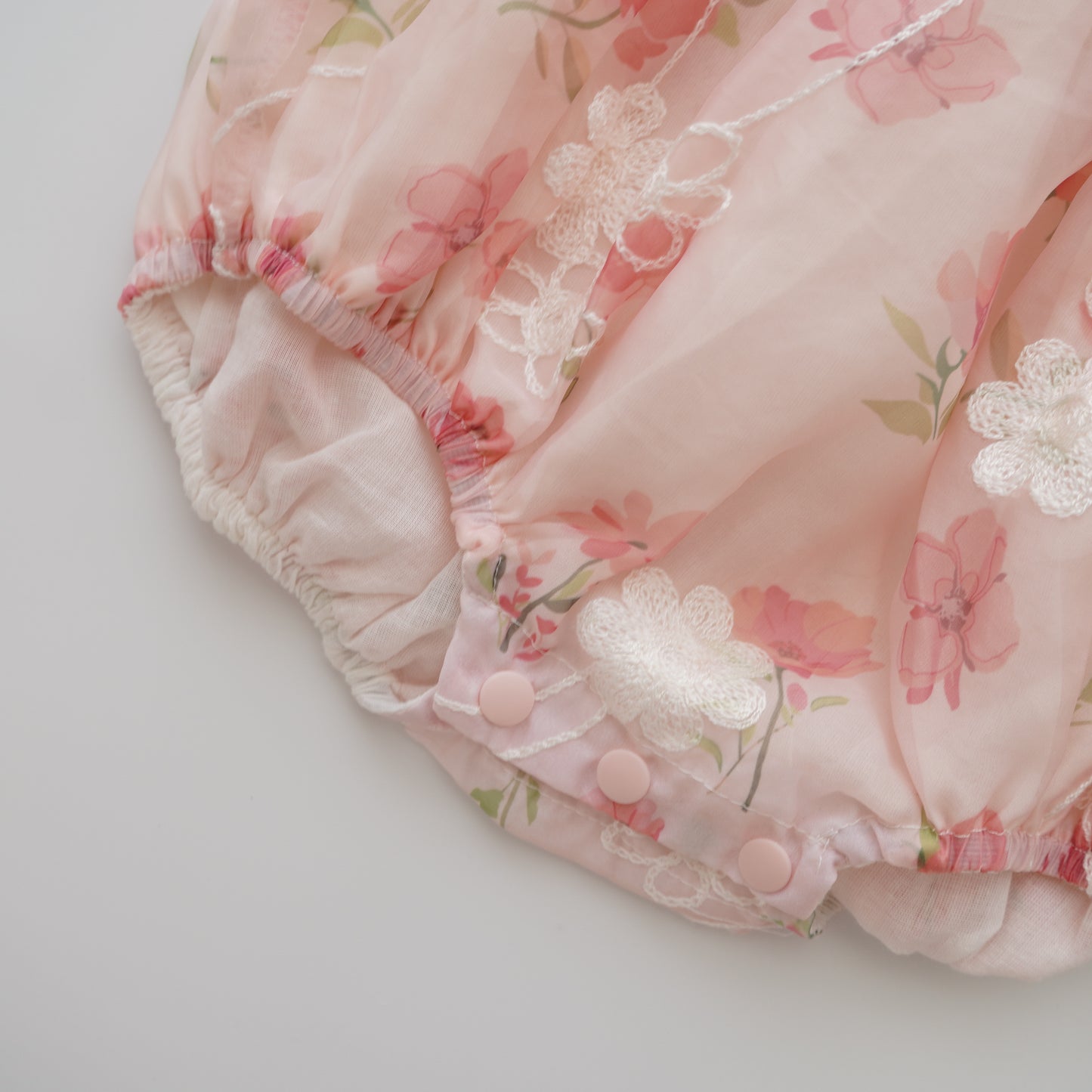 Matching Sister Puff Sleeves Cheongsam