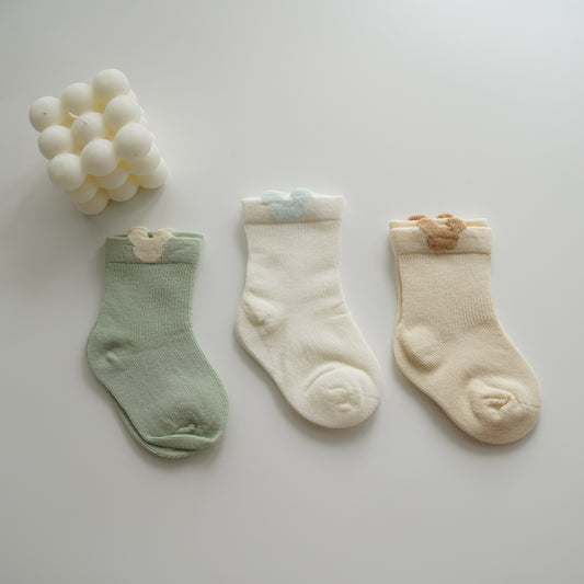 Pastel Socks Set (3 Pairs Set)