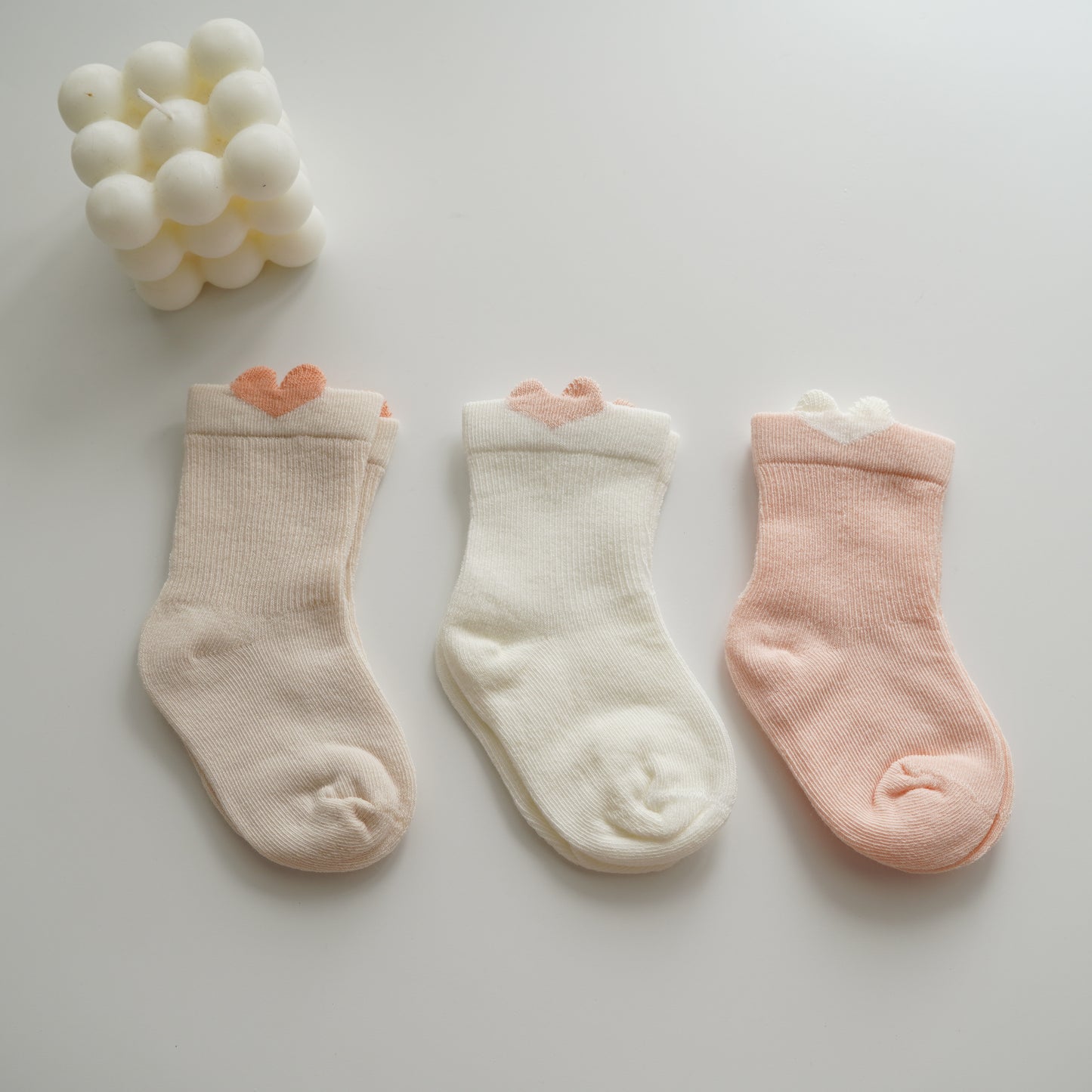 Pastel Socks Set (3 Pairs Set)