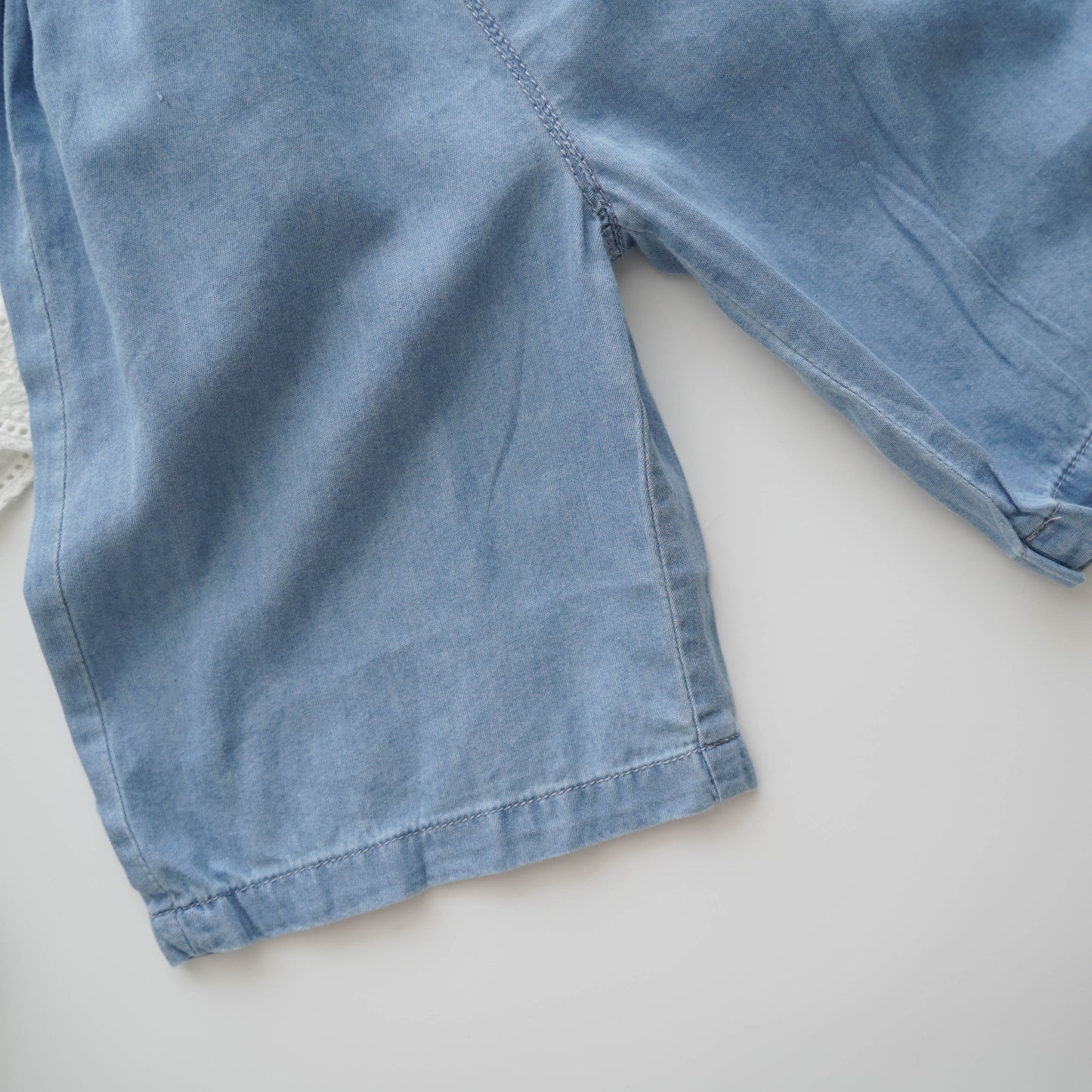 Design Buttoned Denim Set