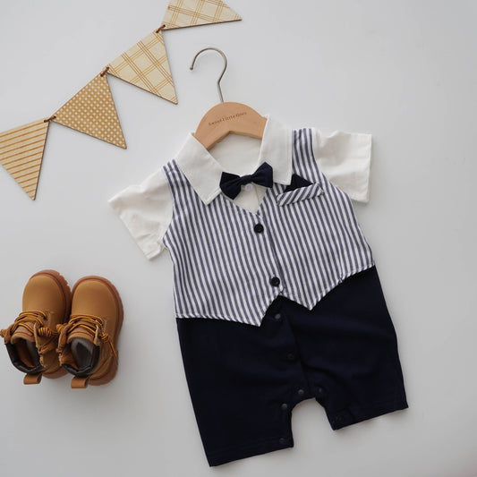 Bowtie Baby Casual Overall