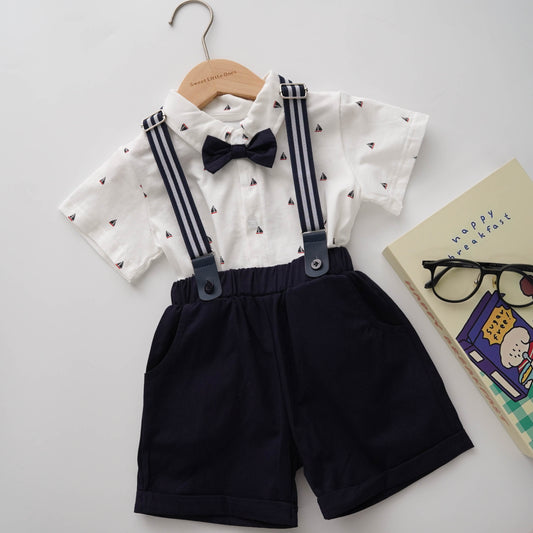 Sailor Bowtie Shirt with Sling Set