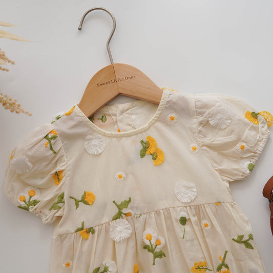 Daisy Floral Designed Romper