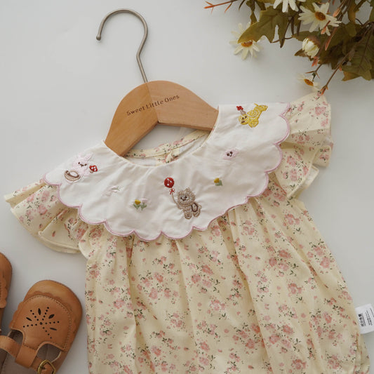 Forest Floral Summer Romper