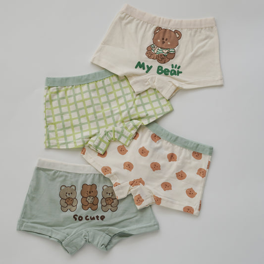 Baby Box Boxer - Biscuit Bear (4 Pieces Set)