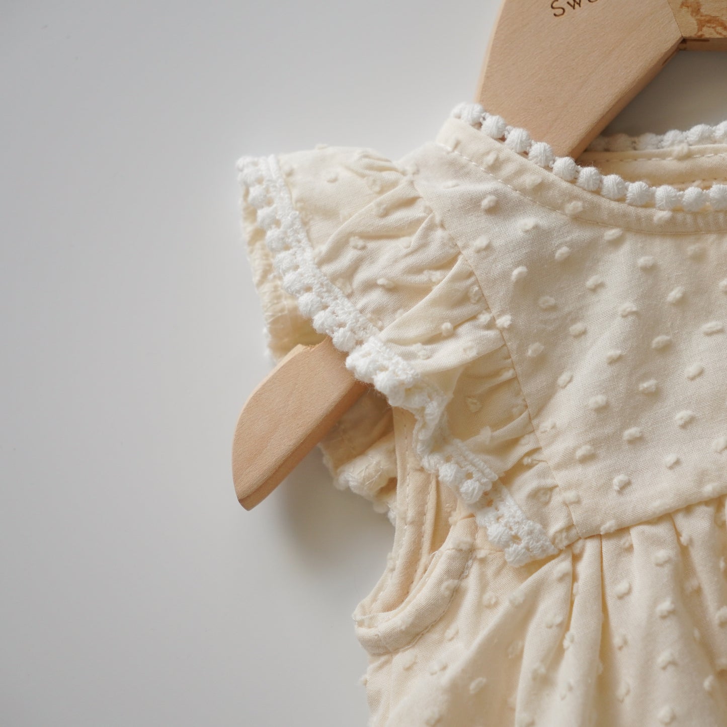 Summer Plain Beige Romper