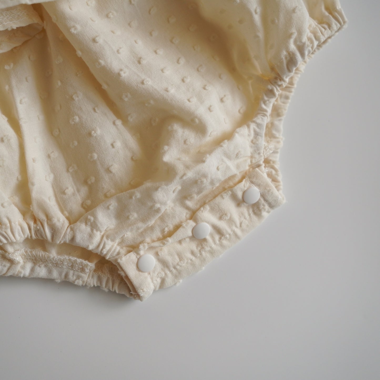 Summer Plain Beige Romper