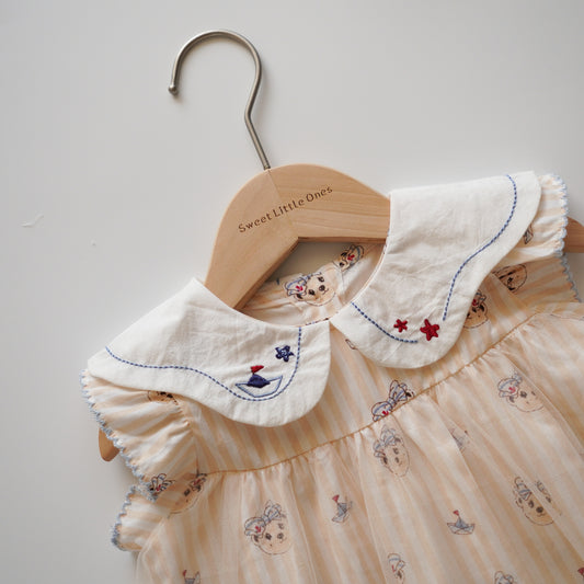 Sailor Bear Casual Dress (Size 120)
