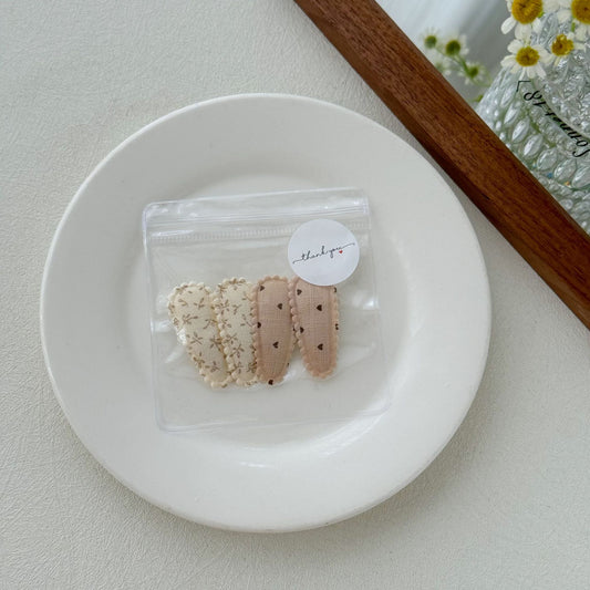 Vintage Hair Clip (2 Pairs)