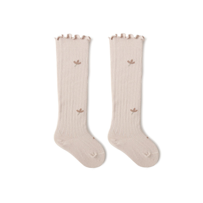 Ruffled Long Socks