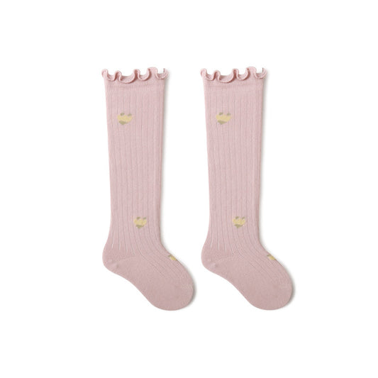 Ruffled Long Socks