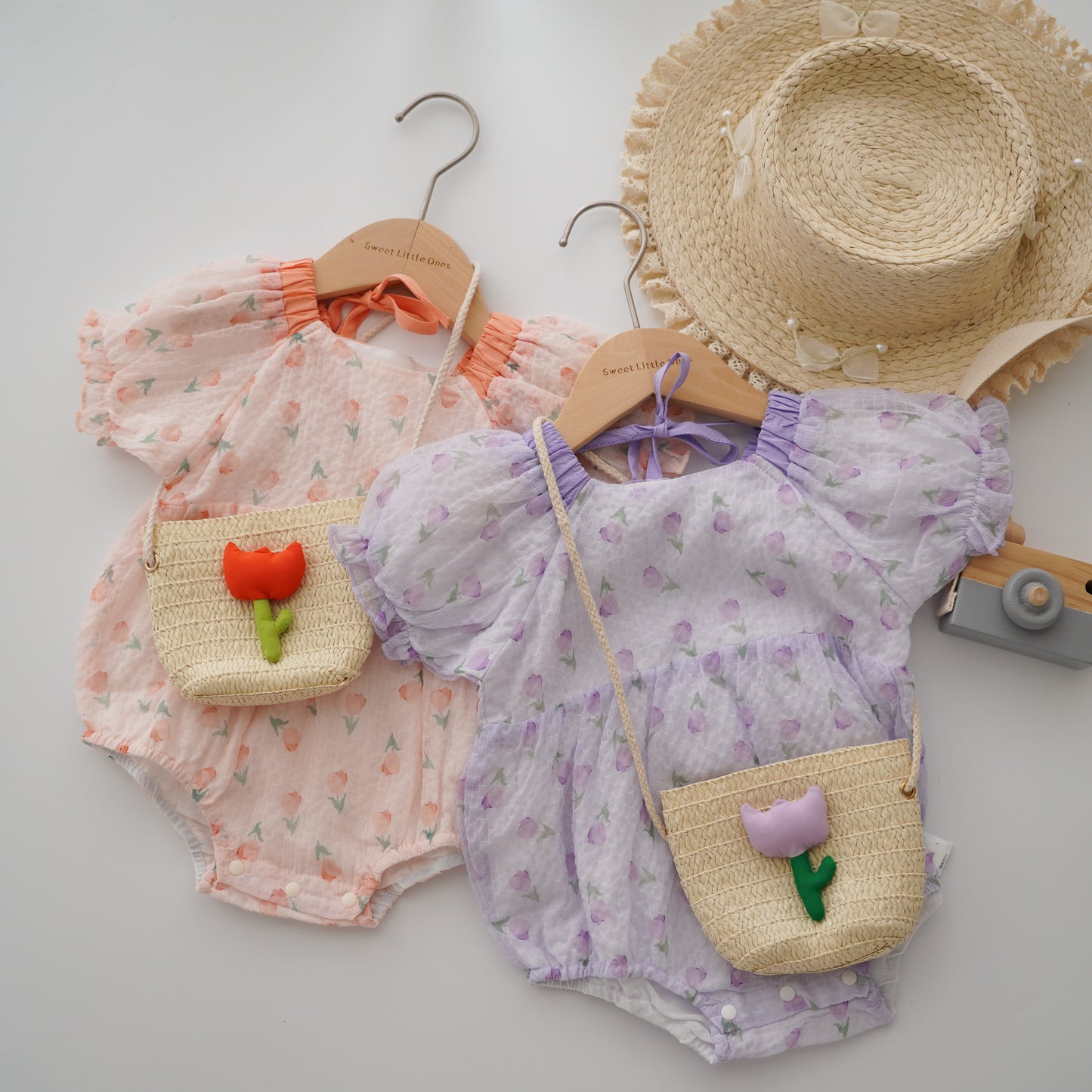 Tulip Summer Romper with Bag