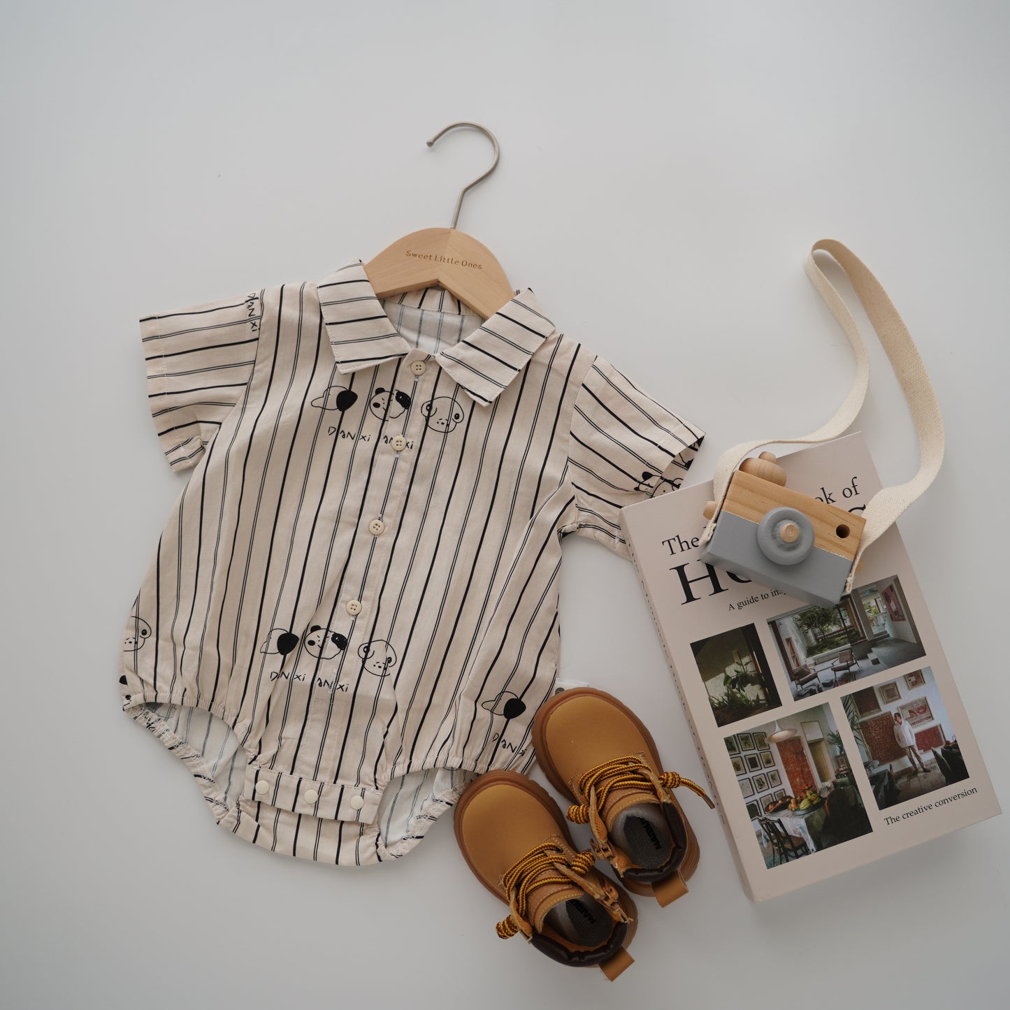 Cartoon Line Romper
