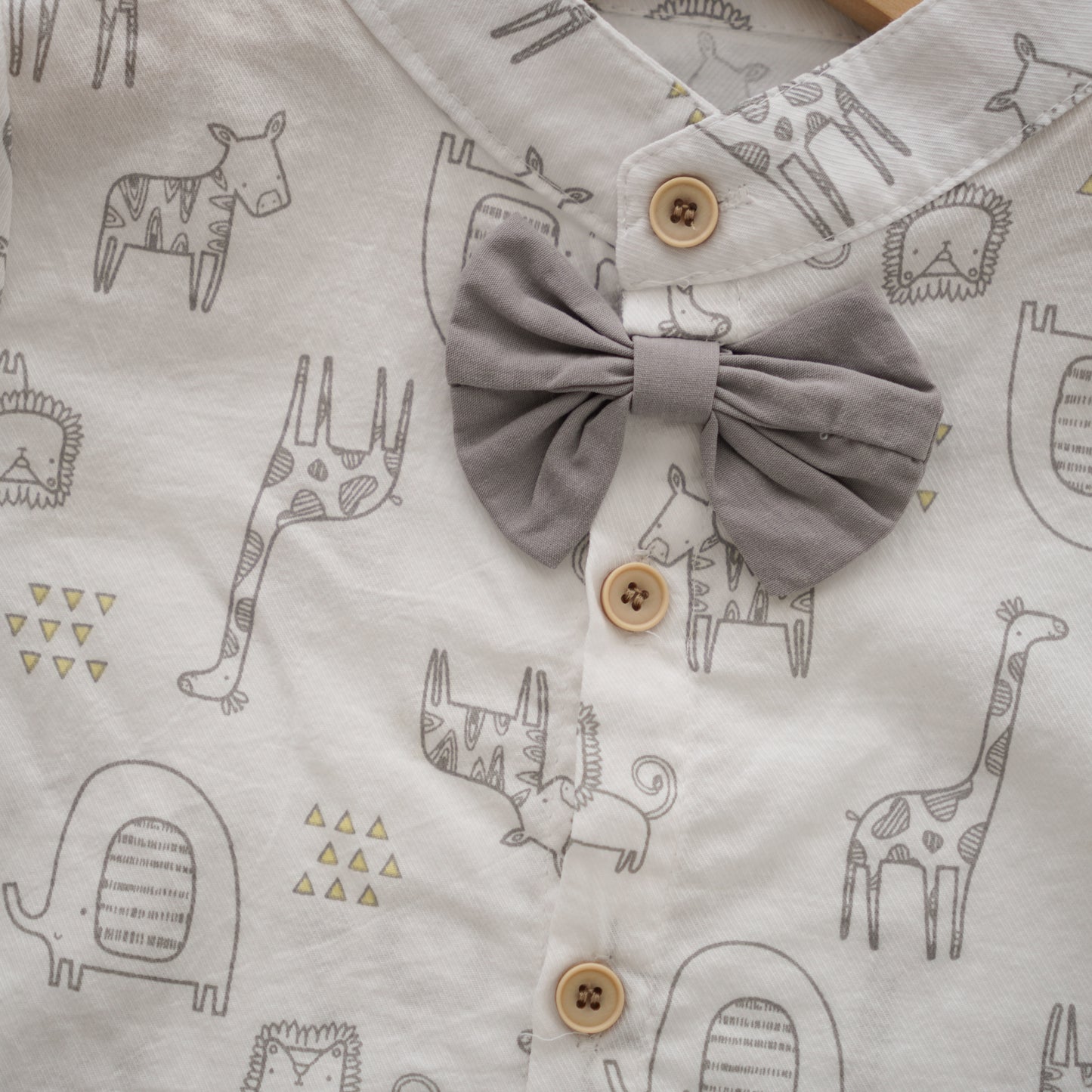 Zoo Bowtie Two Pieces Set