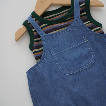 Color Line Inner with Denim Sling