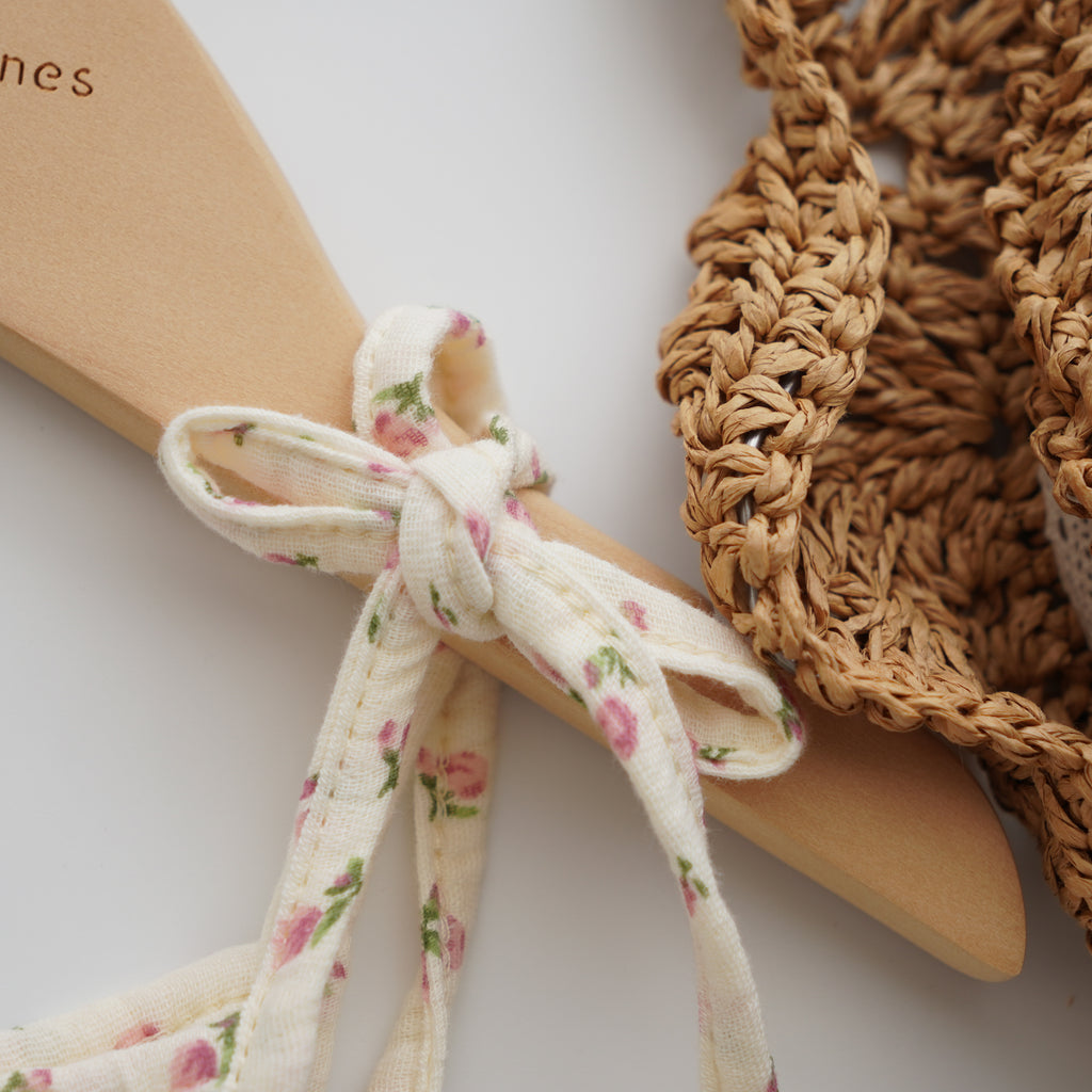 Cotton Rose Self Tie Dress