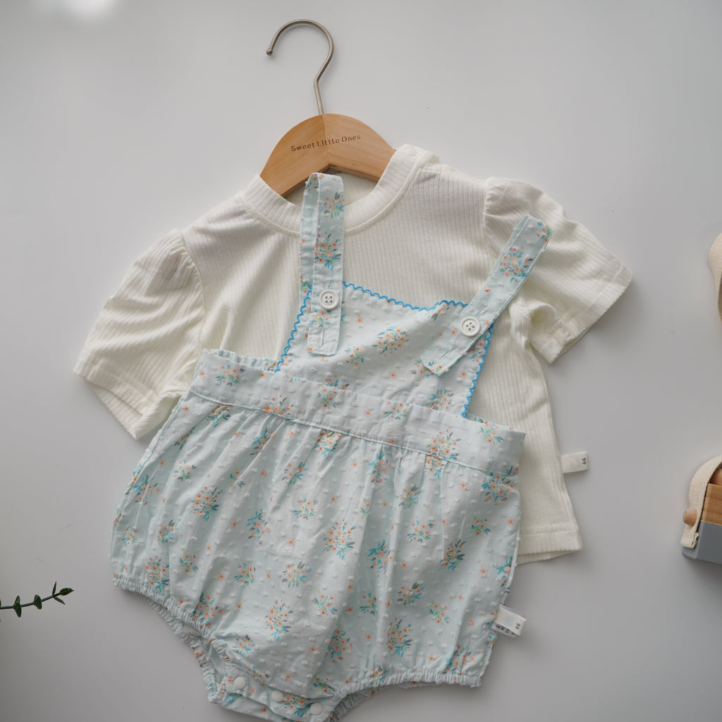 Daily Plain Inner with Blue Floral Sling