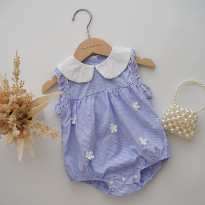 Mini Flower Line Romper