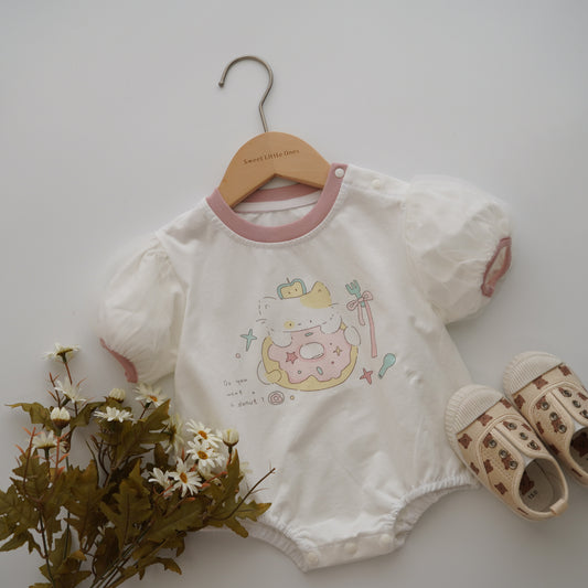 Donut Kitty Romper