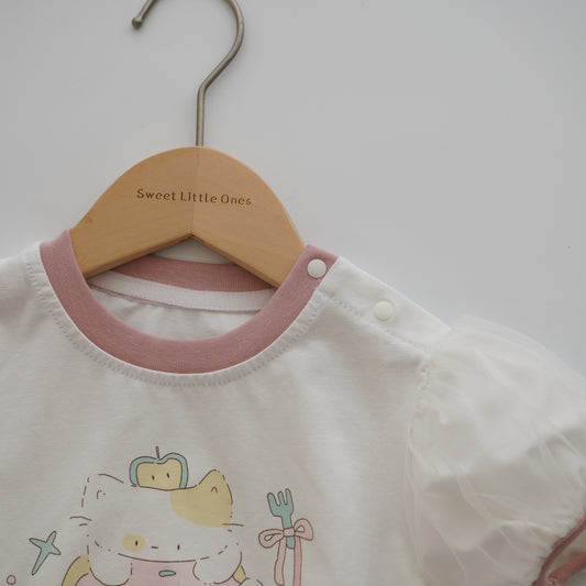 Donut Kitty Romper