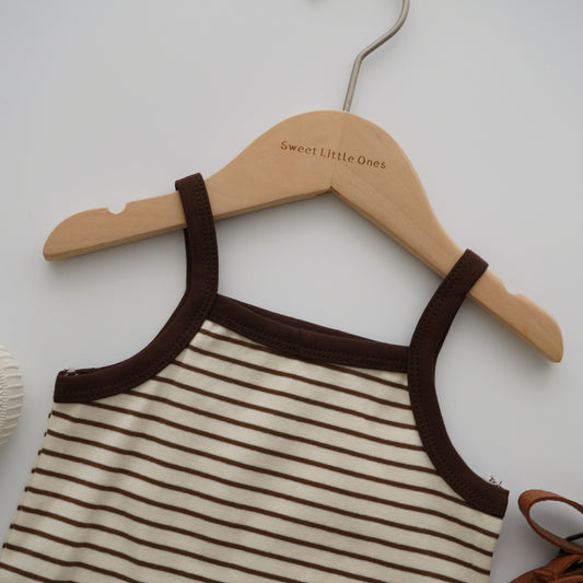 Brown Line Two Pieces Set