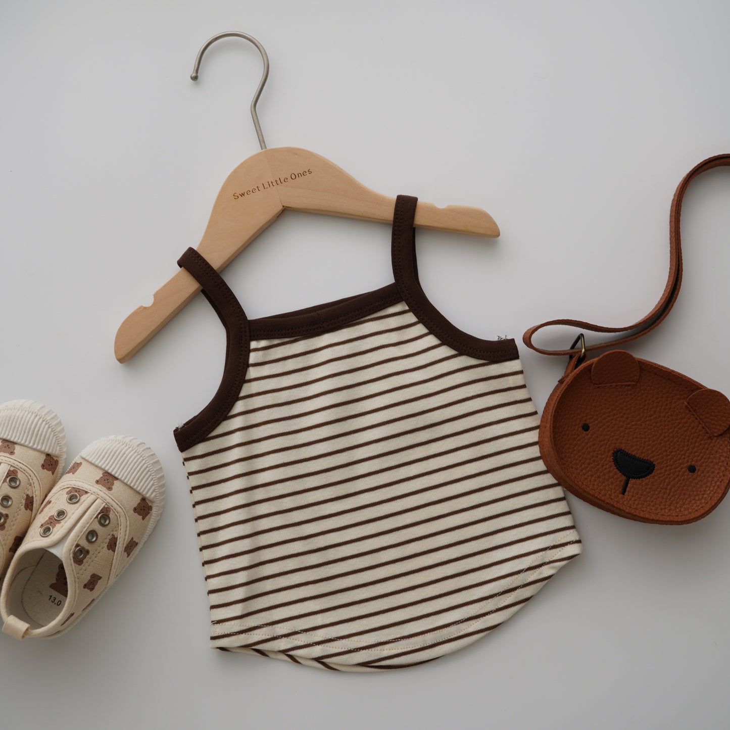 Brown Line Two Pieces Set