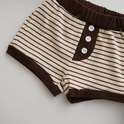 Brown Line Two Pieces Set