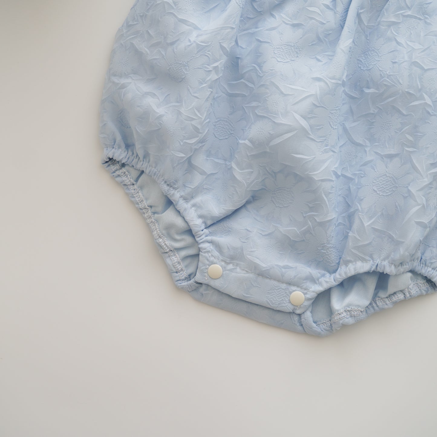 Baby Blue Ribbon Romper