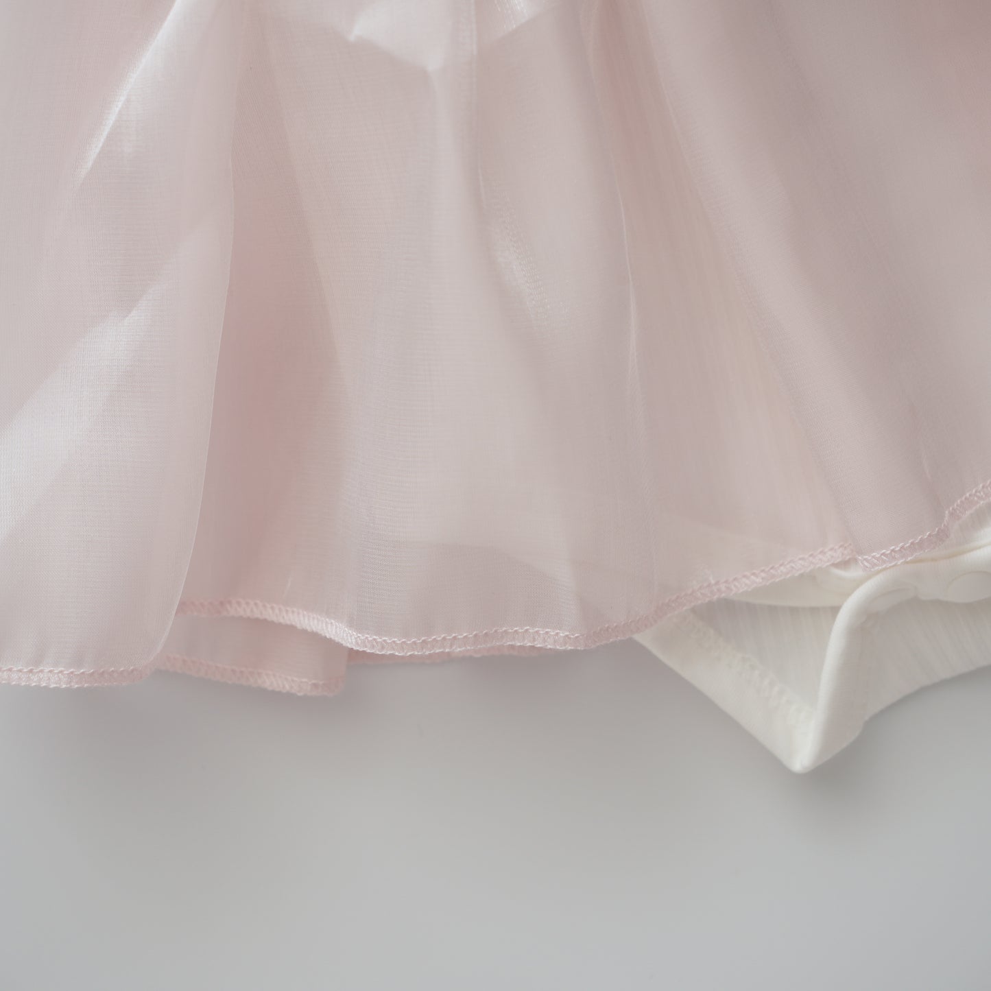 Silky Ribbon Pink Romper with Hairband