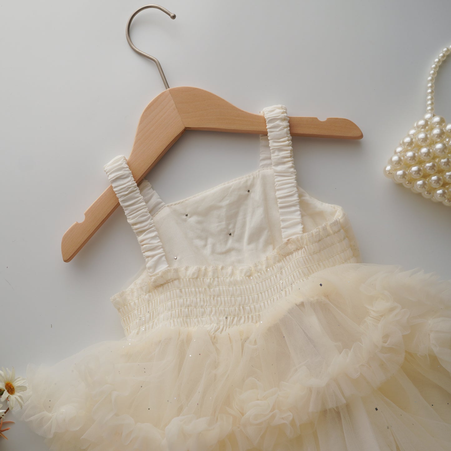 Premium Princess Pearl Details Dress