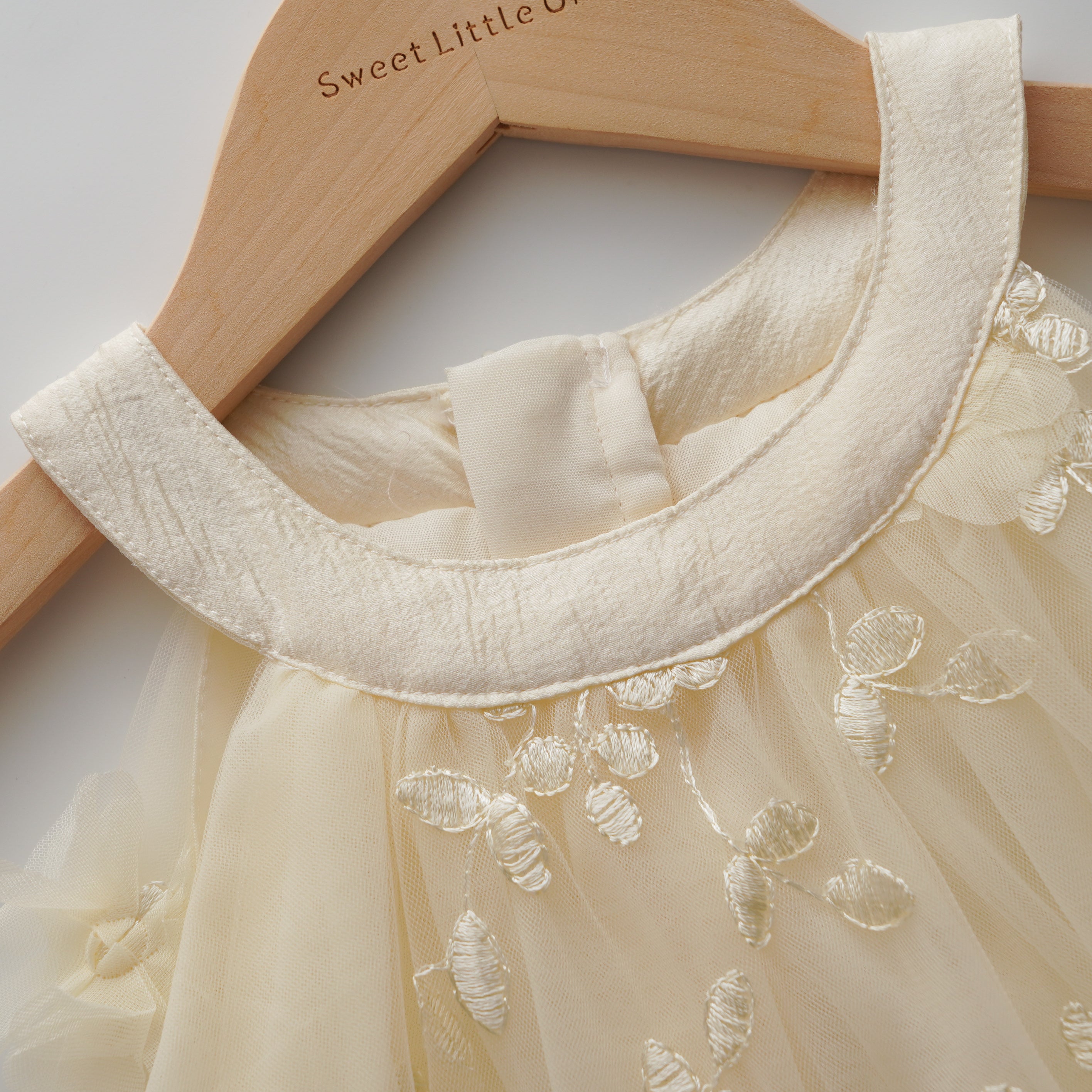 Floral Petal Mesh Dress