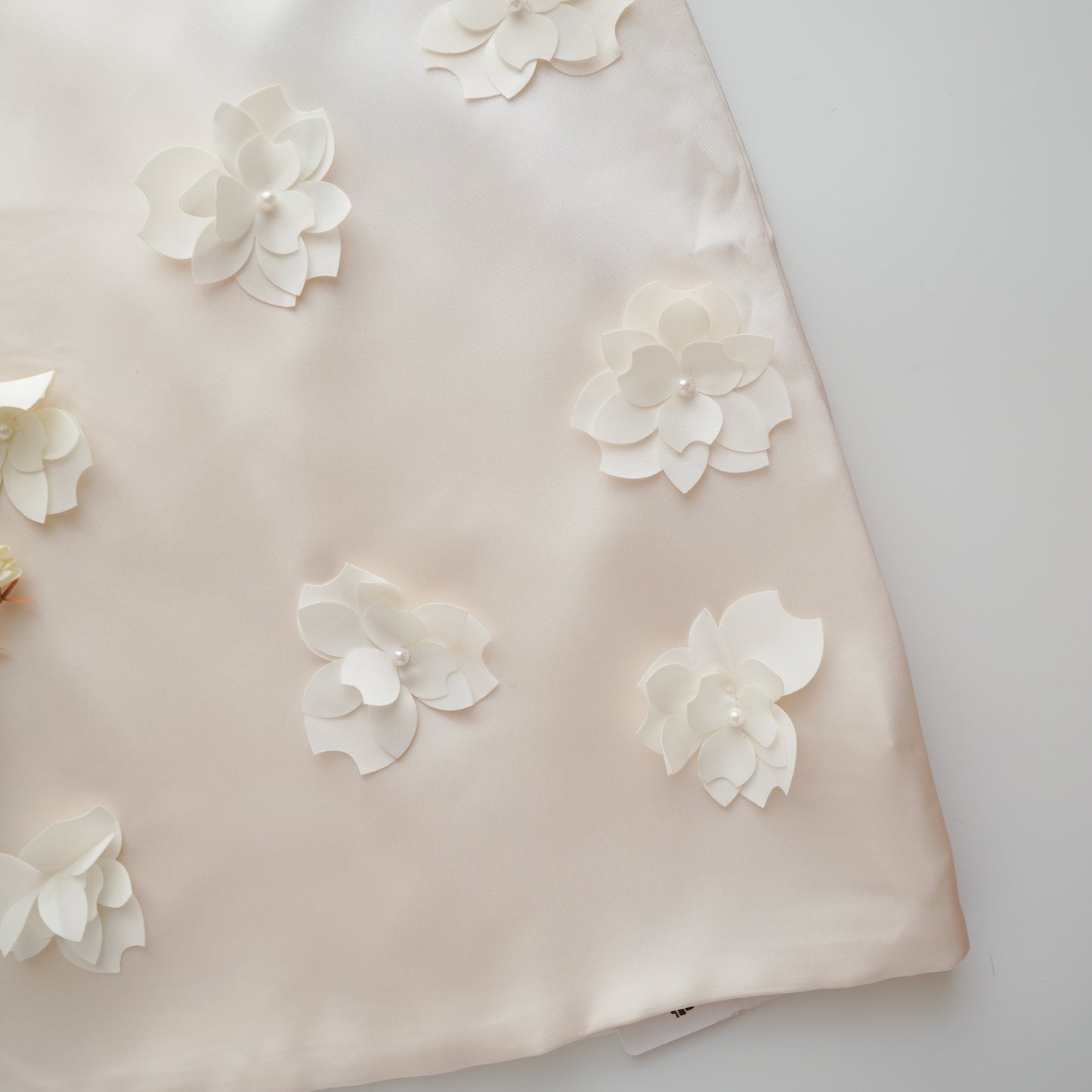 3D Flower Silk Dress