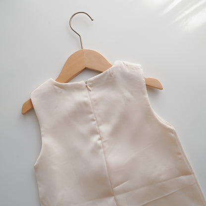 3D Flower Silk Dress