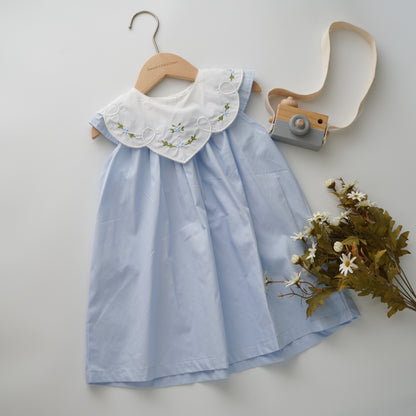 Basic Baby Blue Girl Dress
