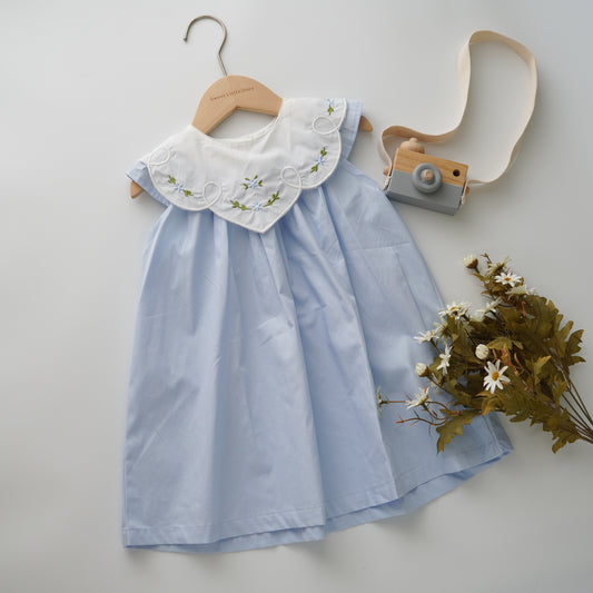 Basic Baby Blue Girl Dress