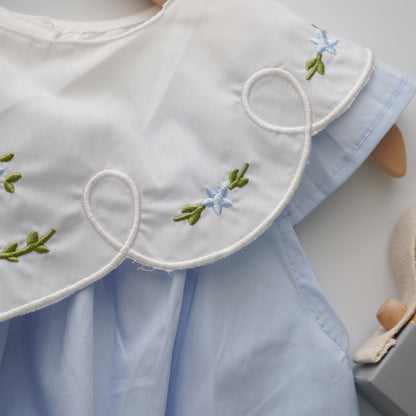 Basic Baby Blue Girl Dress