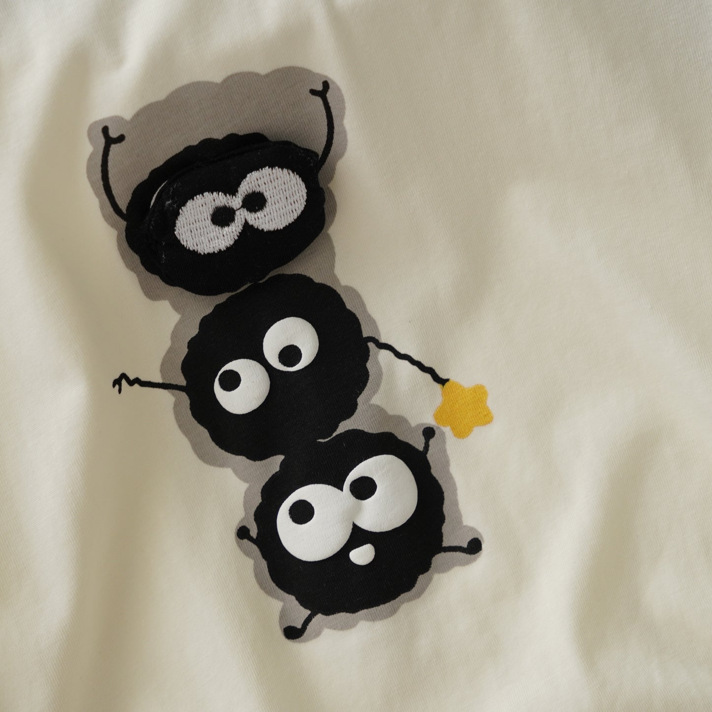 Little Black Cartoon Romper