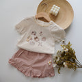 Princess Top & Ruffled Pants Set (Size 73)