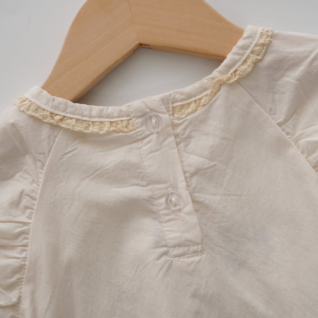 Princess Top & Ruffled Pants Set (Size 73)