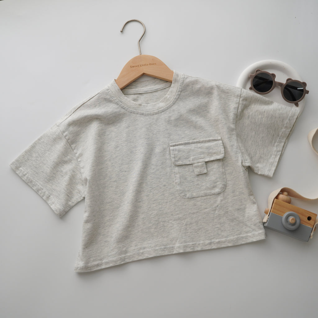 Plain Pocket Casual T-Shirt