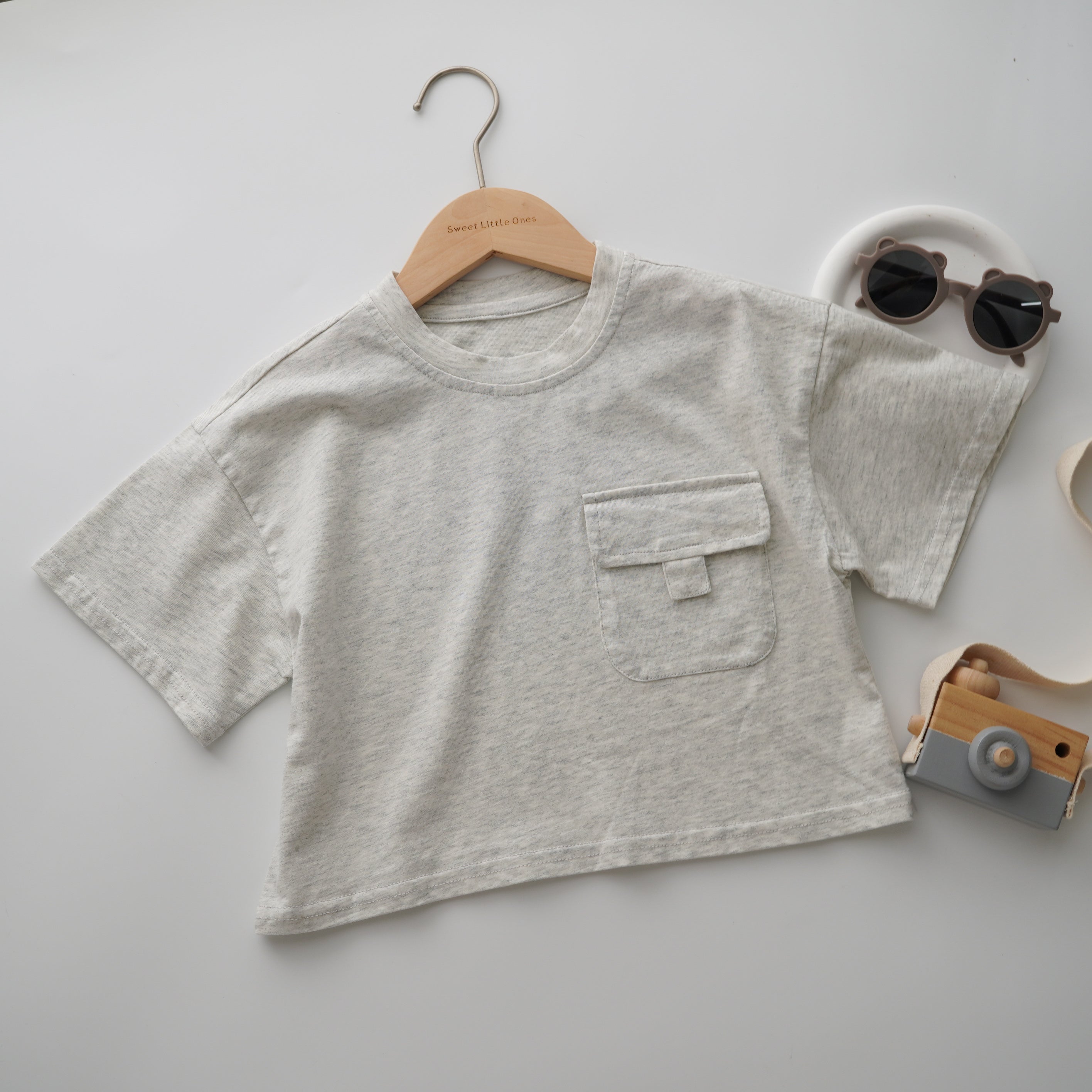 Plain Pocket Casual T-Shirt