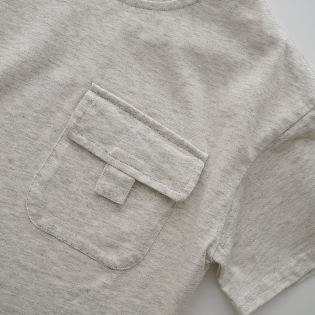 Plain Pocket Casual T-Shirt