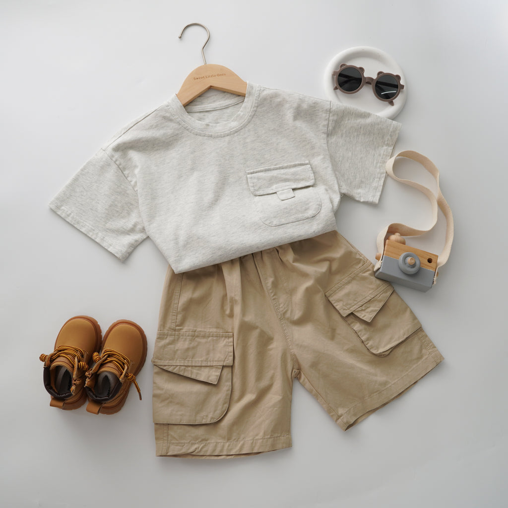 Plain Pocket Casual T-Shirt