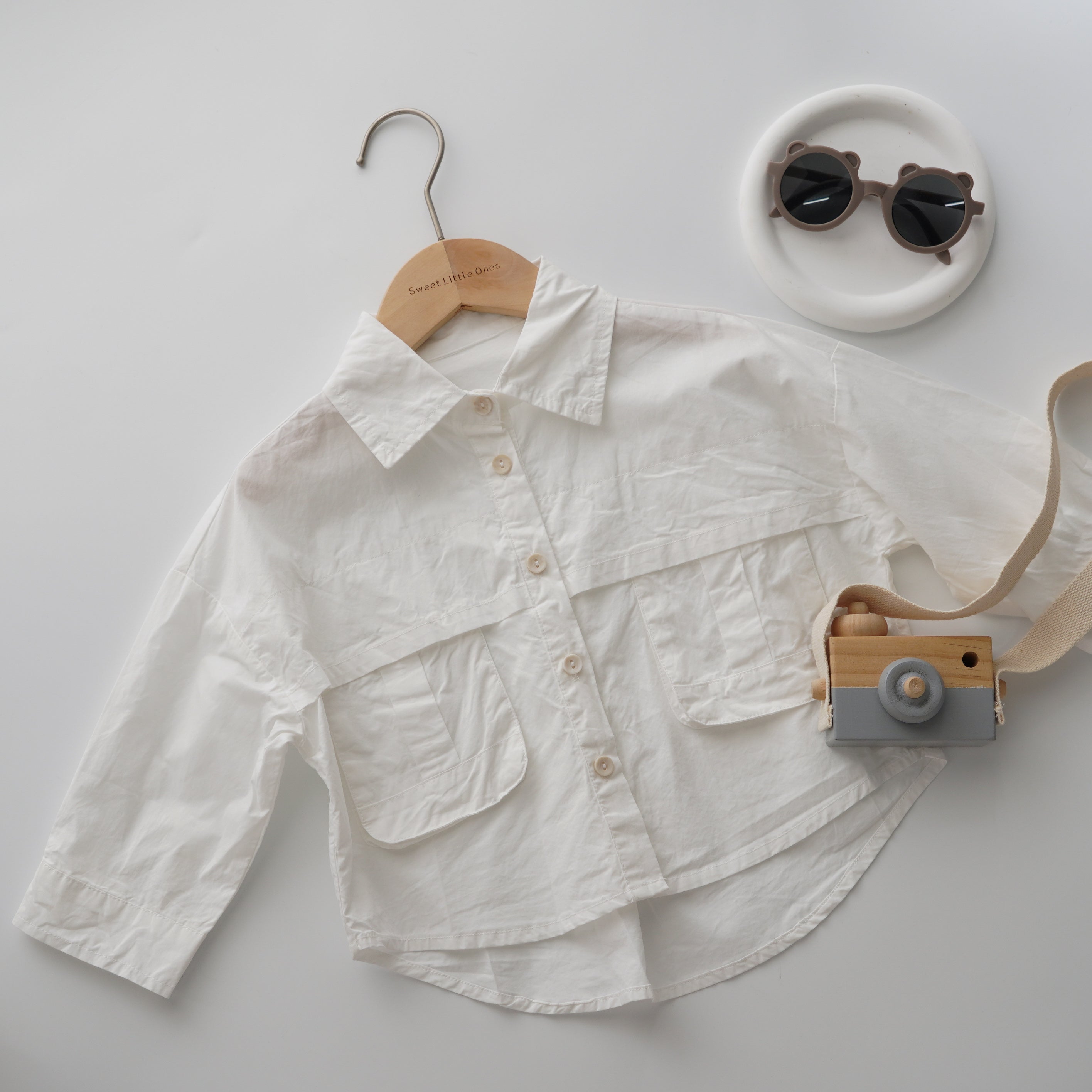 Long Sleeves Pocket Shirt
