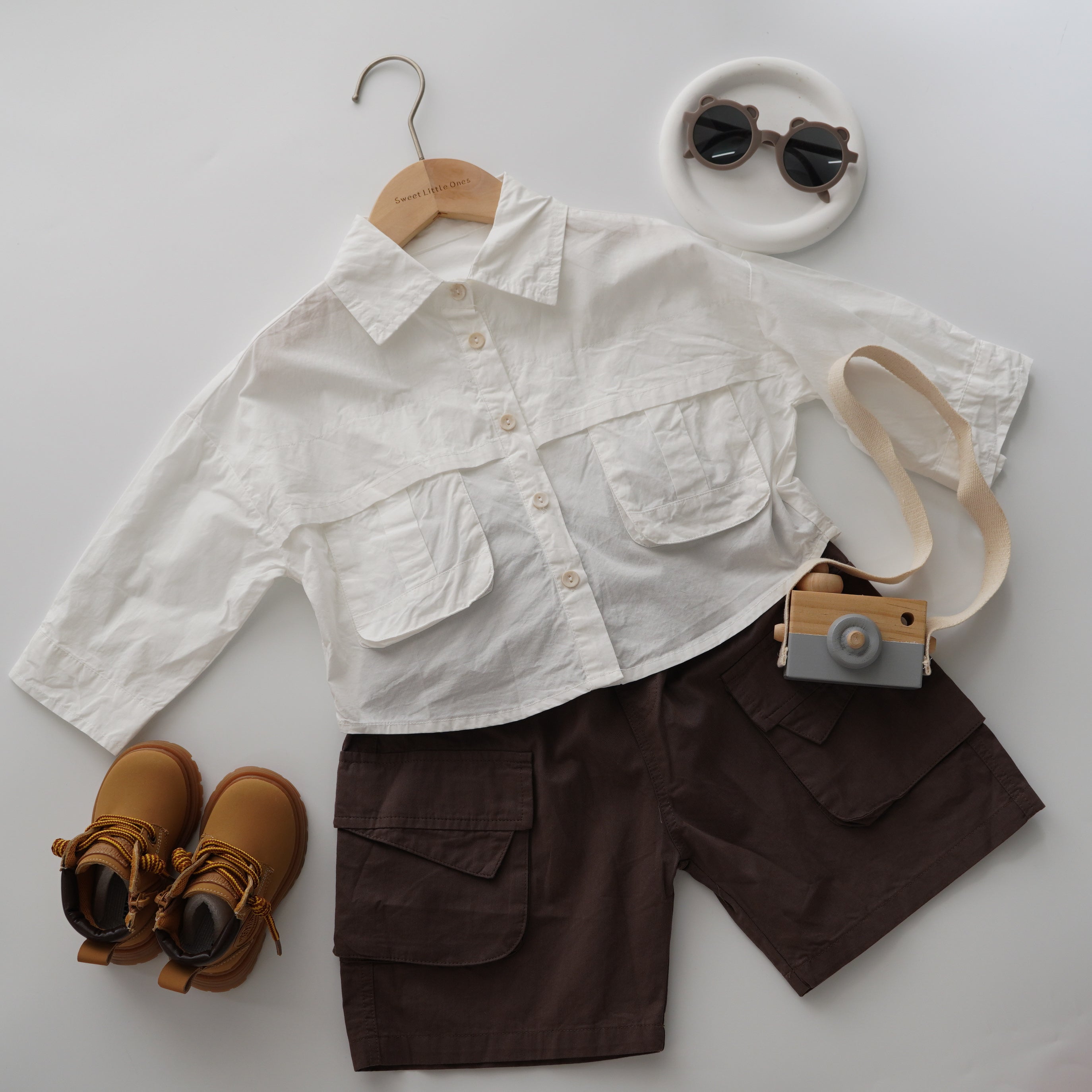 Long Sleeves Pocket Shirt