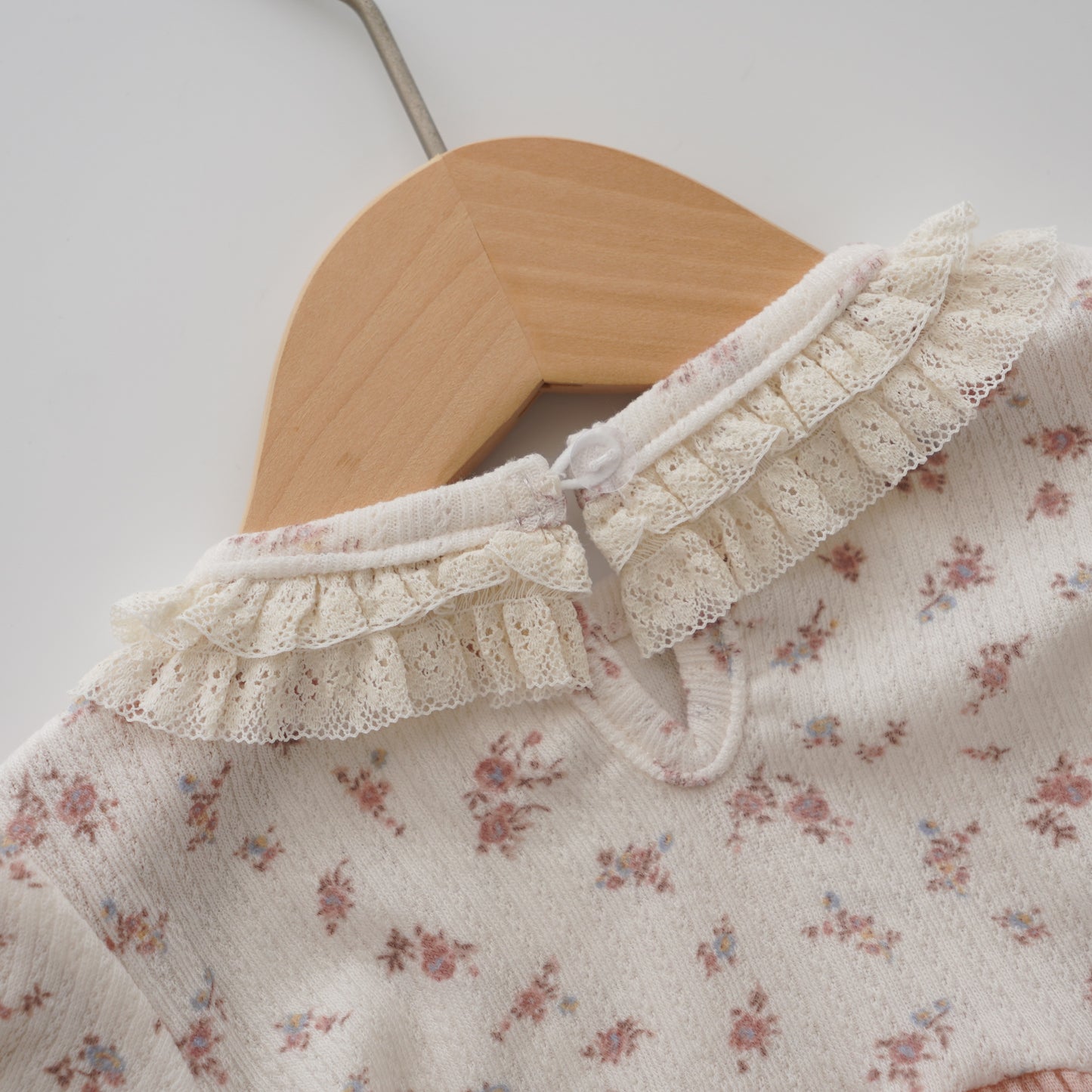 Cotton Floral Attached Sling Romper
