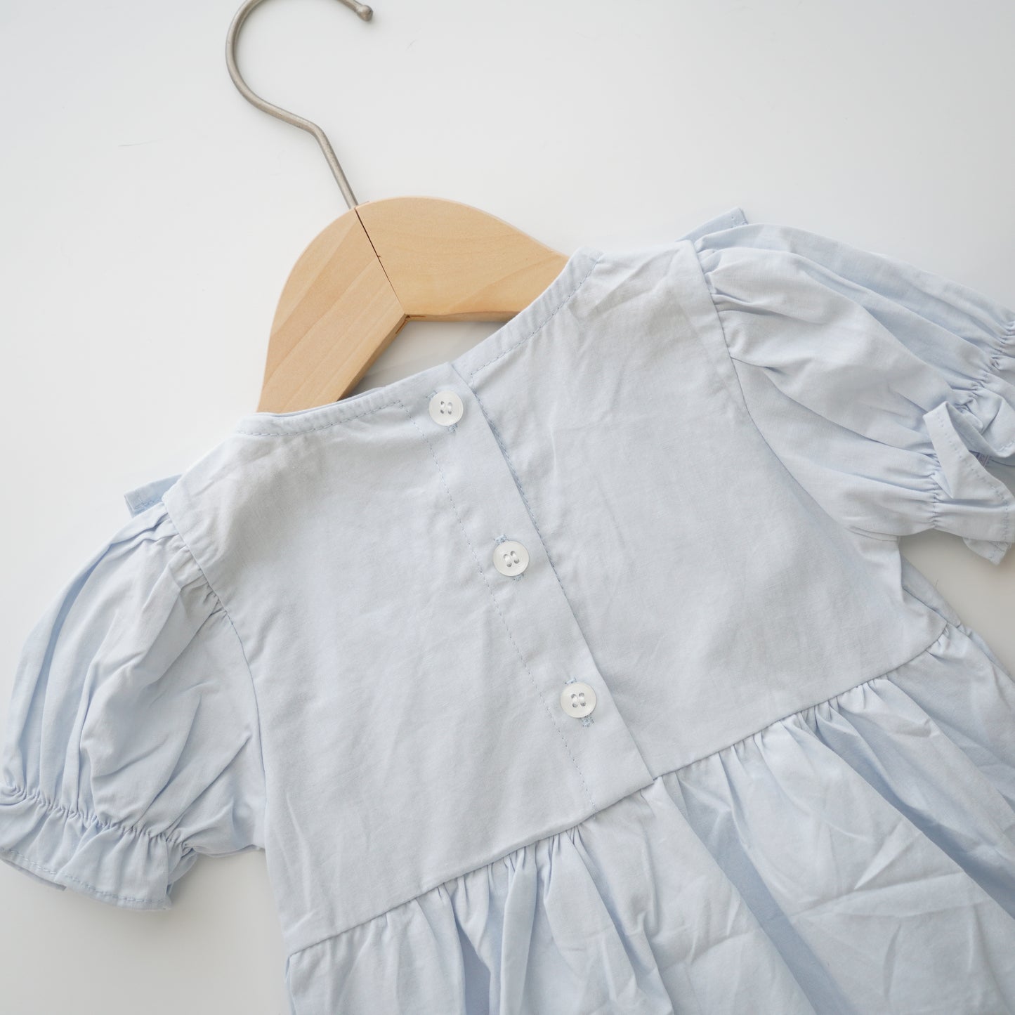 Pastel Baby Girl Ribbon Romper