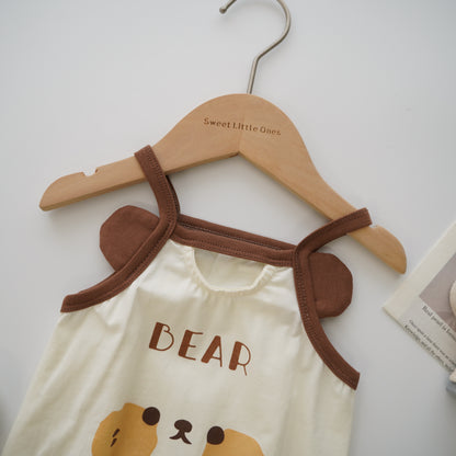 Blush Bear Daily Romper
